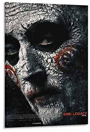 Horror Movie Saw Legacy GR Poster Decorative Painting Canvas Wall Art Living Room Poster Bedroom Painting, Canvas Art Poster and Wall Art Picture Print Modern Family Room Decor 20 x 30i