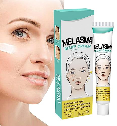 Crema sbiancante per il viso, 20 g, crema sbiancante per il viso, correzione di pigmenti e , rimozione delle macchie solari e idratazione del viso