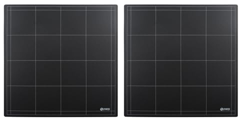 BCZAMD for Ende-r 5 Plus Drucker Bett Matte PC Aufkleber Blatt 377x370mm/14.8x14.6inch Build Plate Oberfläche: 3M300 Adhesive und Flext Frosted - Beheizte Plattformabdeckung für Druckfilamente 1.75mm