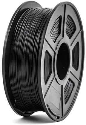 Fachmann 1 kg Nylon 3D Printer Filament PA Polyamide 1.75mm Strength Flexibility Sublimation 3D Printing Nylon Filament (Farbe : Schwarz)