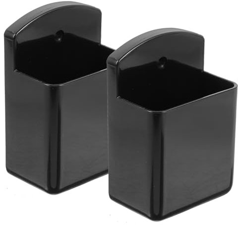 PRETYZOOM 2 Montierte Kein Bohren Fernbedienungs-organizer Abs-kunststoff Modernes Design Einfacher Zugriff Für Tv-deckenventilator-fernbedienungen