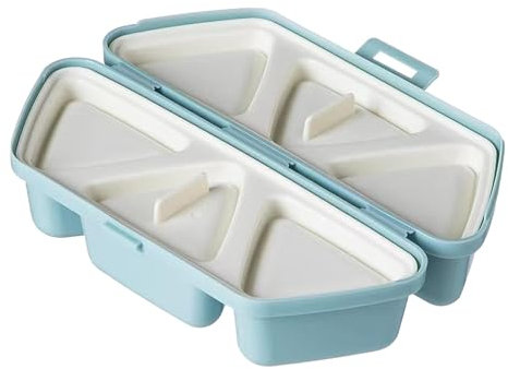 Folpus Dreieckige Sushi-Hülle, Onigiri-Box, Snack-Servierbox, praktische stapelbare Bento-Box, Lunchbox für Sandwich, Sushi, Reis, Snacks