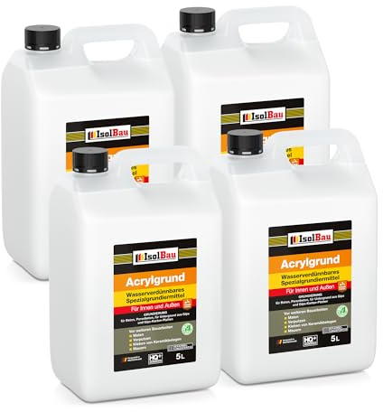 Isolbau Acryl-Grund - 20 L Wasserverdünnbares Grundiermittel für eine professionelle Grundierung Innen & Außen