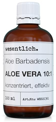 Aloe Vera 10:1 (100ml) von wesentlich.