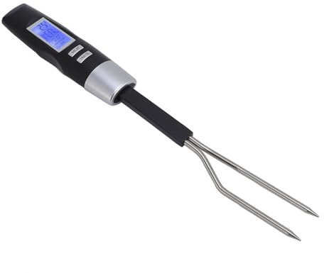BBQ Thermometer Digital Temperature Fork Digital Meat Thermometer Fork Digital Temperature Fork IP67 Water Proof Instant Read Meat Thermometer Fork BBQ Supplies