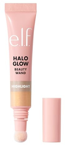e.l.f. Halo Glow Highlight Beauty Wand, Liquid Highlighter Wand For Luminous, Glowing Skin, Buildable Formula, Vegan & Cruelty-free, Holographic Honey