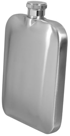 Garneck Flasque Vintage Acier Inoxydable Pour Transport Whisky Ou Petite Et Pratique Légère Pour Poche Ou