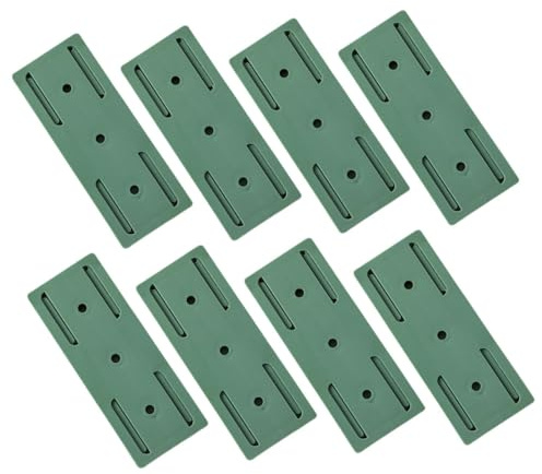 Operitacx 8 Piezas Organizador Adhesivo de Regletas de Enchufes Soporte de Montaje Pared para Cables y Enrutadores Instalación Sin Taladro de Fijador de Accesorios Eléctricos Oficina y Hogar