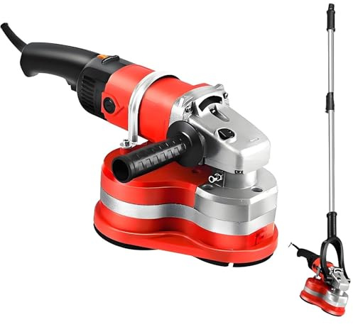 Lijadora de hormigón, pulidora portátil de Paredes y Suelos,pulidora eléctrica de Diamante,cepilladora de hormigón de 2800 W,lijadora de 90° sin Puntos Muertos para hormigón,mármol y Granito.