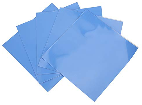 Wakects Feuille Thermique, Silicone Bonne Dissipation Thermique Effets du Coussin de conductivité Performance Stable pour la Carte Graphique Mémoire de la Carte