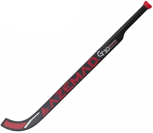 L'Estel Skates - Azemad - Stick Azemad Keeper GT 10 Beginner 90 CM - Stick de Fibra para Portero de Hockey Patines - Hockey Patines (Amarillo Flúor)