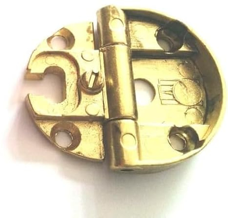 Cerniera per anta in legno mobili stile antico - anta a battuta in stile classico, arte povera - colore ferro ottonato (oro)