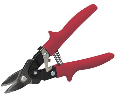 Malco M2005 MAX2000 Bulldog Aviation Snip, Red Grip