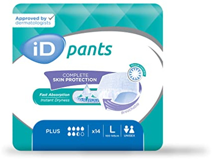 ID Expert Einweg Plus Inkontinenzeinlagen, Large (100–145 cm)