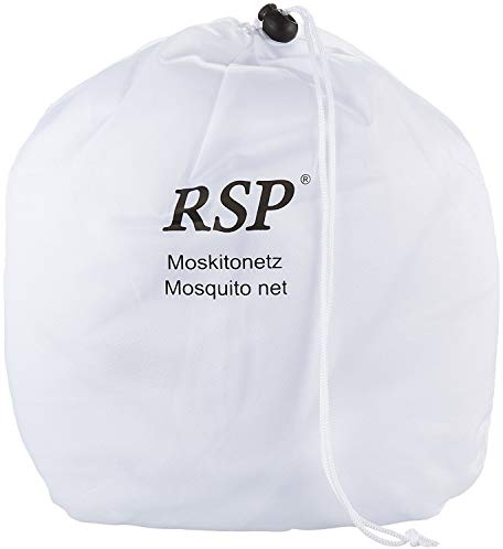 RSP Moskitonetz Travel XXL - Neue Größe - für Doppelbetten 200 x 200 cm - das Original