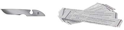 12x Bayha Skalpellklingen, unsteril, Klingen einzeln verpackt, Figur 19