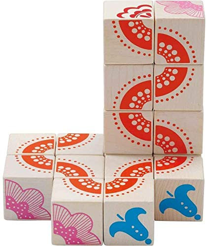 HABA 301469 Würfelpuzzle Blumenzauber