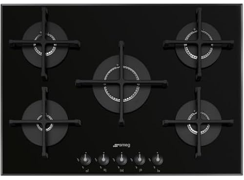 SMEG PV175B3, LINEA-Gaskochfeld, Black