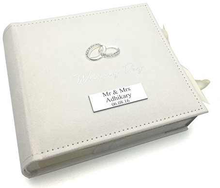 ukgiftstoreonline Personalised Wedding Day Photo Album Keepsake Gift