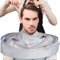 Retoo Professioneller Friseurumhang mit Kordelzugschluss aus Nylon für Damen, Herren Kinder, Wasserdichte und Universalgröße Haarschneideumhang Für Friseursalon, Haarschneiden (60x23cm, Grau)