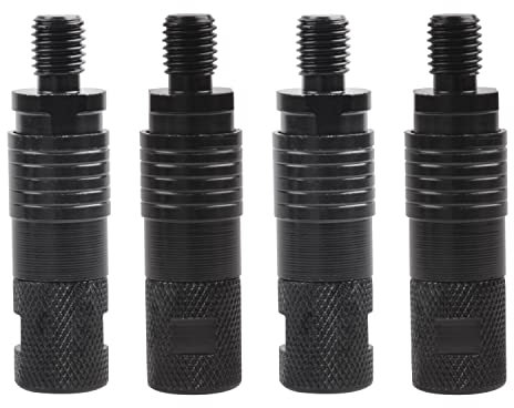 4stk Karpfenangeln Pod-Anschluss Rutenauflagen Quick Release Connector Banksticks Rutenhalter Rod Pod Bissanzeiger Schwarz