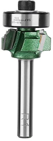 Woodworking Milling Cutter 4 Teeth Trimming Cutter Edge Trimmer Router Bit (R2) Edge Banding Router Bit,Edge Banding Trimmer,Edge Banding Trimmer,Edge Band Trimmer Bit (1/4 * R1)