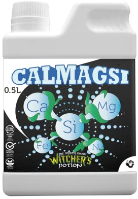 CALMAGSI - Witcher's Potion Cannaboom (500ml) | Calcio, Magnesio, Silicio | Suplemento Premium para Cultivo LED, Coco, Tierra e Hidropónico | Plantas Más Verdes, Fuertes y Sin Carencias