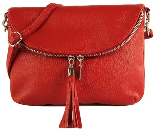 modamoda de T07L / T139L Damen Leder kleine Umhängetasche 2 Modelle handmade in Italy