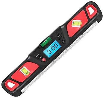 Mikikit Backlit Precision Level Measuring Tool Style Spirit Level Ruler for Picture Hanging