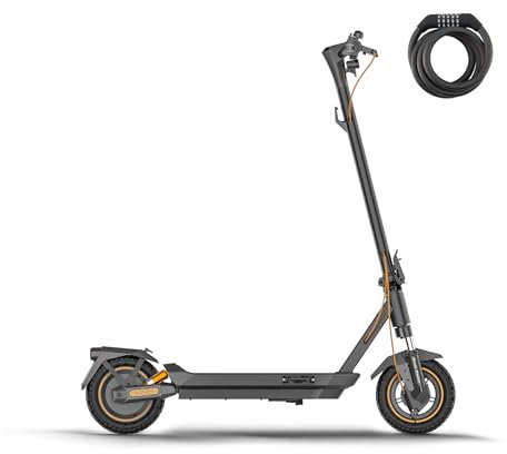 NAVEE E-Scooter GT3 Max D Erwachsene 400W Motor | 75 km Reichweite | Vierfach-Federung | Klappbar mit IPX5 & TÜV-Zulassung Stadtscooter für Kopfsteinpflaster/Steigungen 22%