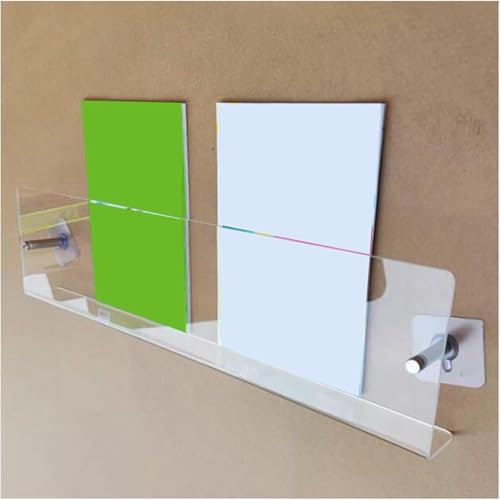 XDRGOOIUY Zeitungsständer Zeitschriftenständer Klarer Zeitschriftenständer Aus Acryl Zur Wandmontage, Moderner Transparenter Zeitschriften-Zeitungsständer Für Büro Und Badezimmer-