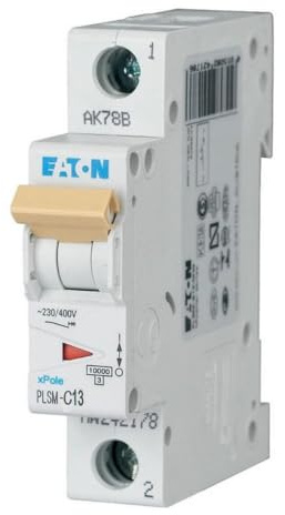 Eaton PLSM-C13-MW Leitungsschutzschalter 13A 1P 1-polig C-Charakteristik LS-Schalter (242204 alt 244732)