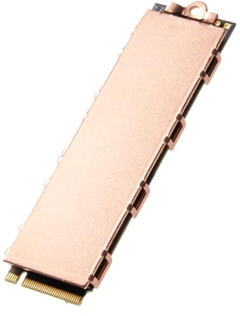 DolDer M.2 2280 SSD Kupfer Kühlkörper Heatsink,Kühlkörper mit Wärmeleitpad auf Silikonbasis zur Kühlung von M.2 SSD NVME Laptops 74 * 22 * 0.8mm
