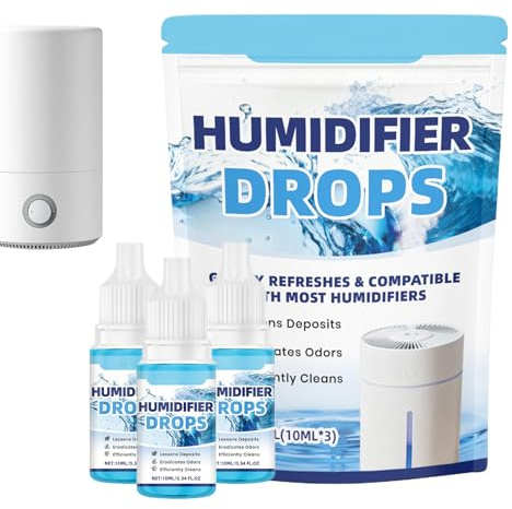 Desincrustante Para Humidificador - 3 Piezas Naturales Universales Para El Hogar | Gotas Para Tanque Humidificador,para Hogar Habitación Guardería Salón Acuario Fuente Difusor Nebulizador