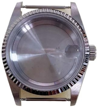 NLNKDTDPAK 36 mm klockfodral Rostfritt stål Akrylglas Solid fodral Passar for NH35 NH36 4R rörelse