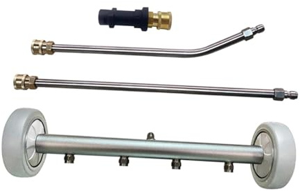 LOVIVER Limpiador de Bajos con hidrolavadora, pulverizador de Alta Resistencia, Limpieza de y Sal, Escoba de Agua para Lavado de Bajos de Coche para SUV