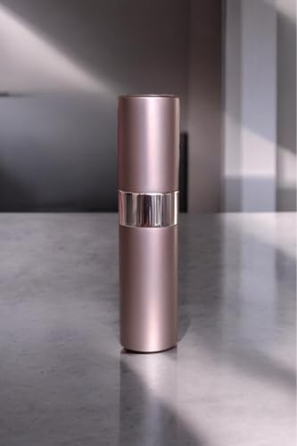 Essential Twist-up Perfume or Aftershave Travel Atomizer, 10ml, includes Filling Funnel (COFFEE GREY)