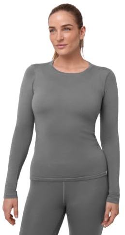 DANISH ENDURANCE Merino Funktionsshirt Damen, Mittelschwer 180 g/m² | Merino Thermoshirt, Warm, Atmungsaktiv & Geruchshemmend, für Wandern & Skifahren, Thermounterwäsche Damen