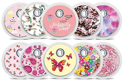 FreeStyle Libre 3 Sensor Sticker - 10er Set Happy Pink - Aufkleber für Sensoren | Diasticker®