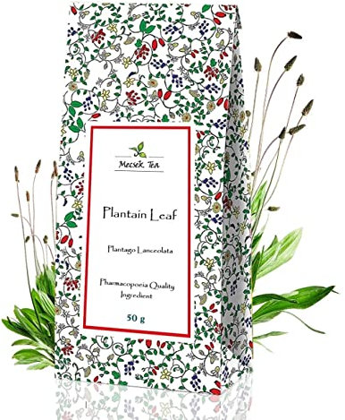 Mecsek Plantain Leaf Plantago Lanceolata Major Ribwort Premium Loose Leaf Tea 50g