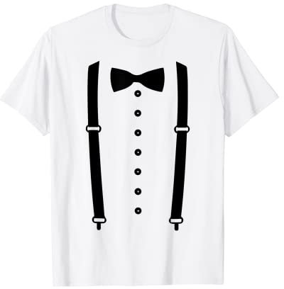 Kummerbund Strapsen Smoking Kostüm T-Shirt T-Shirt