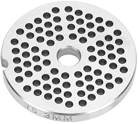 Miskall Cortador de Cuchillas para picadora de Carne, Cuchilla para picadora de Carne de Acero Inoxidable, Accesorios de Repuesto para Cuchillos de Disco, picadora de Carne Manual para el (3mm)