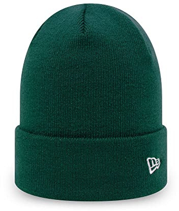 New Era NE Essential Dark Green Cuff Knit Beanie