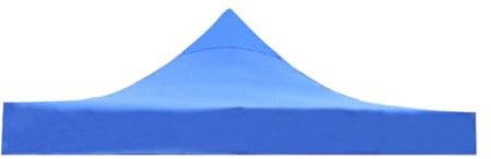 vreplrse Lona para Techo de pabellón de Gazebo, Cubierta de Dosel para Exteriores de Tela Resistente al Desgaste, Resistente al Agua y Ligera, Azul, 3x3