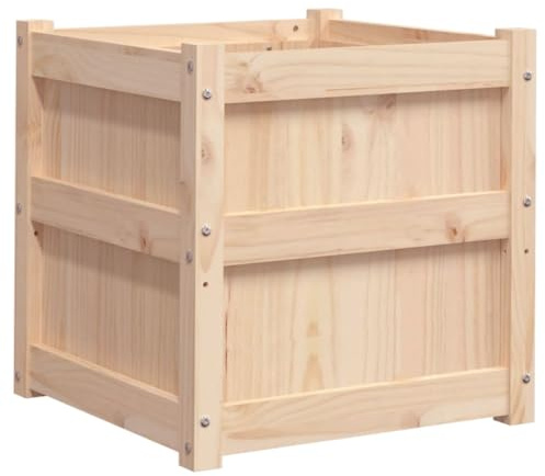 vidaXL Fioriera da Giardino 50x50x50 cm in Legno Massello di Pino
