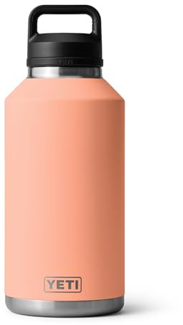 YETI Rambler 64 oz Bottle, Vacuum Insulated, Stainless Steel with Chug Cap, Lowcountry Peach