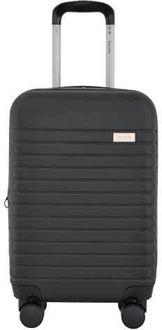 kensie 22 Graceful Hardside Carry-On Luggage, Black