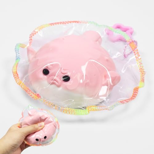 Pellinch emulering kulfisk squeeze leksak, anti-stressboll barn, FuFu Squishy Toy, klämleksak, stressreducerande leksak för vuxna och barn