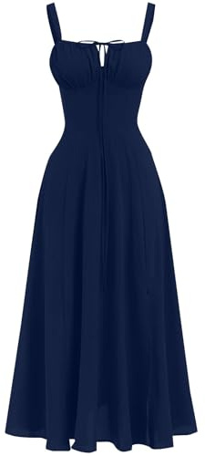 DUHGBNE Damen Sommer Maxikleider, Elegant Für Hochzeit Boho Maxikleider Sommer Kleid Hochzeitsgast Blumenkleid Elegant Festliche Kleider, Letzte Bestellungen Anzeigen