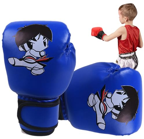 Gants de Boxe pour Jeunes, Gants pour garçons pour, Beaux Gants de Combat en Cuir PU | Équipe d'entraînement, Combat pour Jeunes, entraînement pour et
